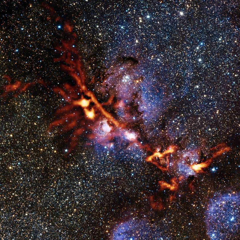 Imagen muy detallada de la Nebulosa de la Pata de Gato. / ESO 