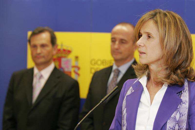 Cristina Garmendia, en la toma de posesión del Secretario de Estado Carlos Martínez