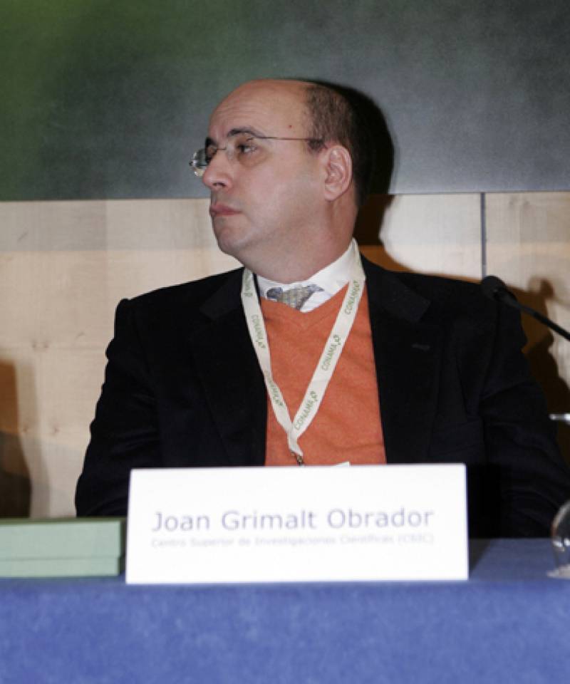 Joan Grimalt, director del Instituto de Diagnóstico Ambiental y Estudios del Agua. Imagen: Conama. 