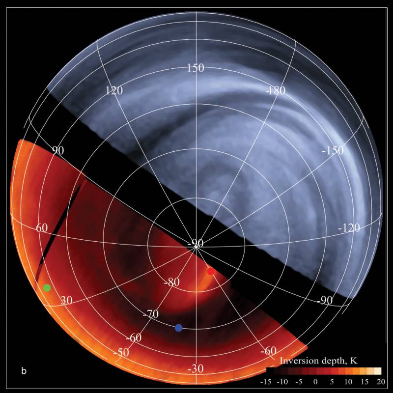 Venus muestra su imagen en el infrarrojo y el ultravioleta