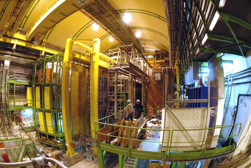 Vista del detector LHCb