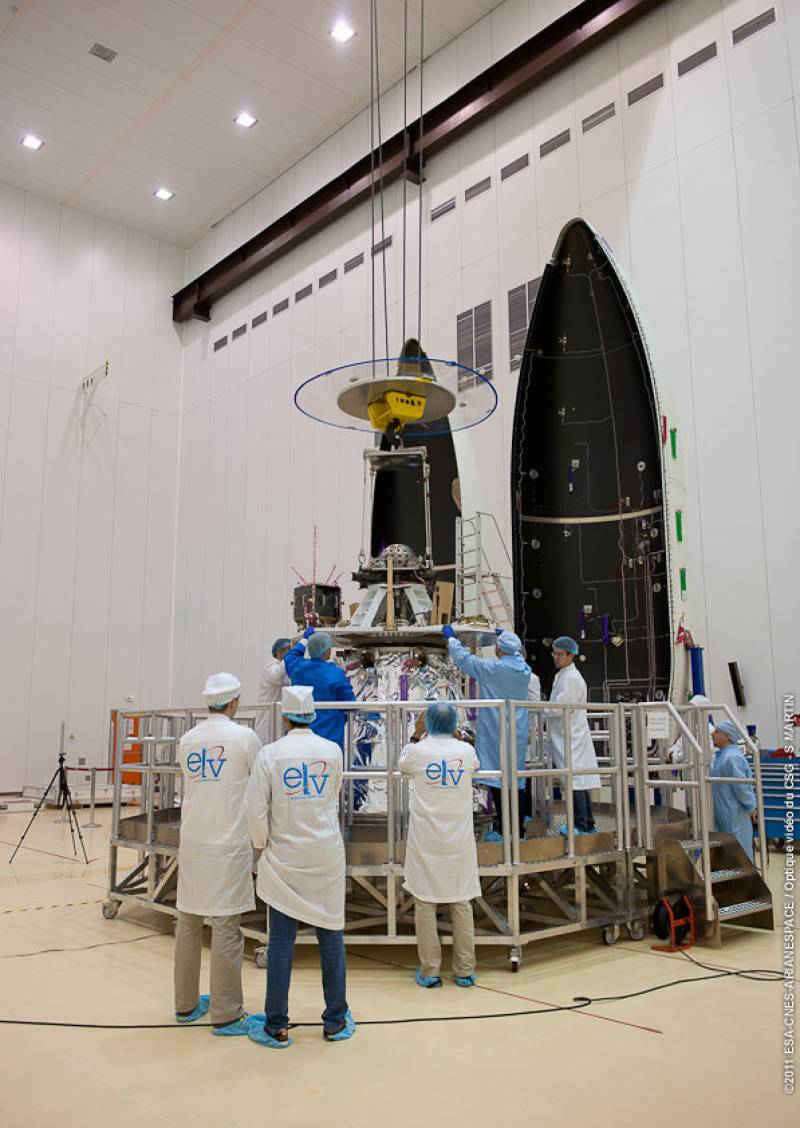 El contratista principal de Vega es la italiana ELV, pero también han participado siete empresas españolas. Imagen: ESA, CNES, Arianespace, Optique Video du CSG, S. Martin.