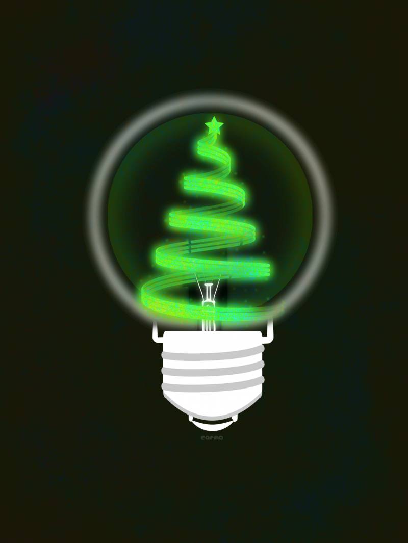 La electricidad adorna por primera vez un abeto de Navidad en 1882