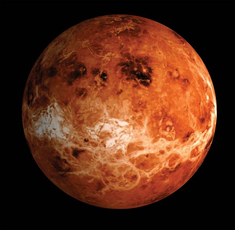 El brillo de Venus oculta un paisaje infernal