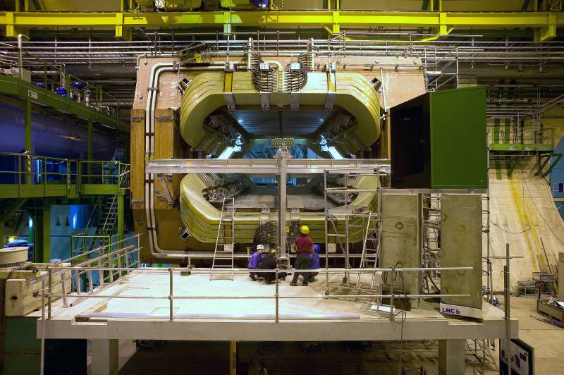 El electroimán del LHCb