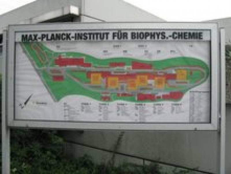 Entrada del centro de Biofísica Química del Instituto Max Planck