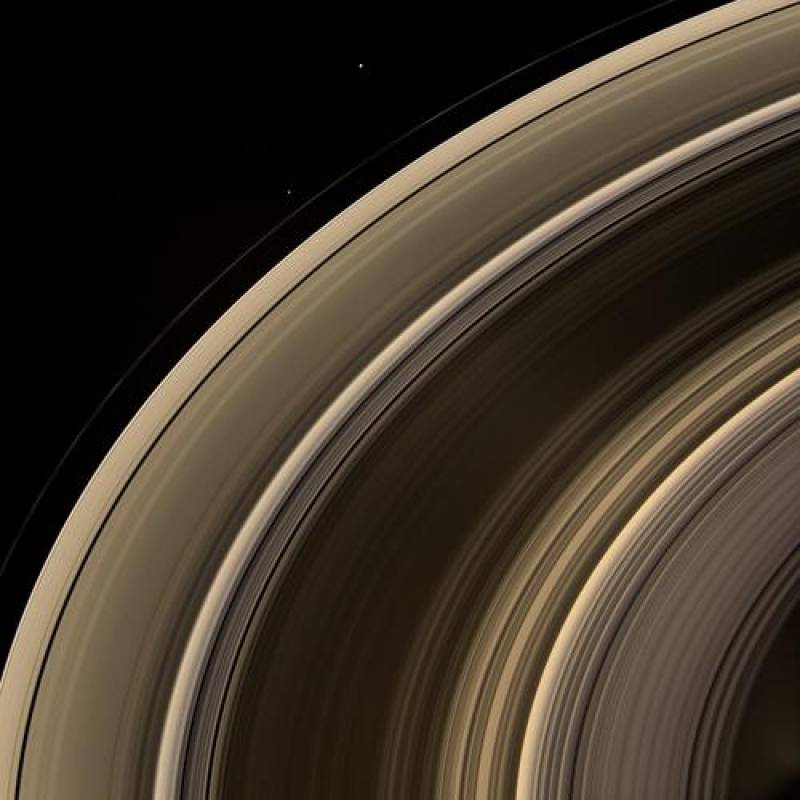 Los anillos de Saturno. Foto: NASA/JPL/Space Science Institute.