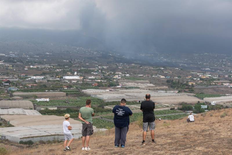 Avance de la colada de lava del volcán de La Palma 