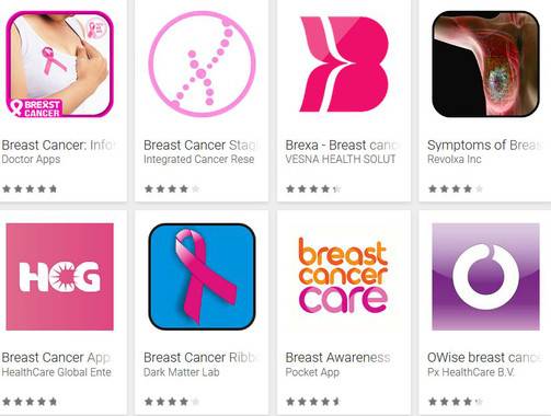 apps cáncer de mama
