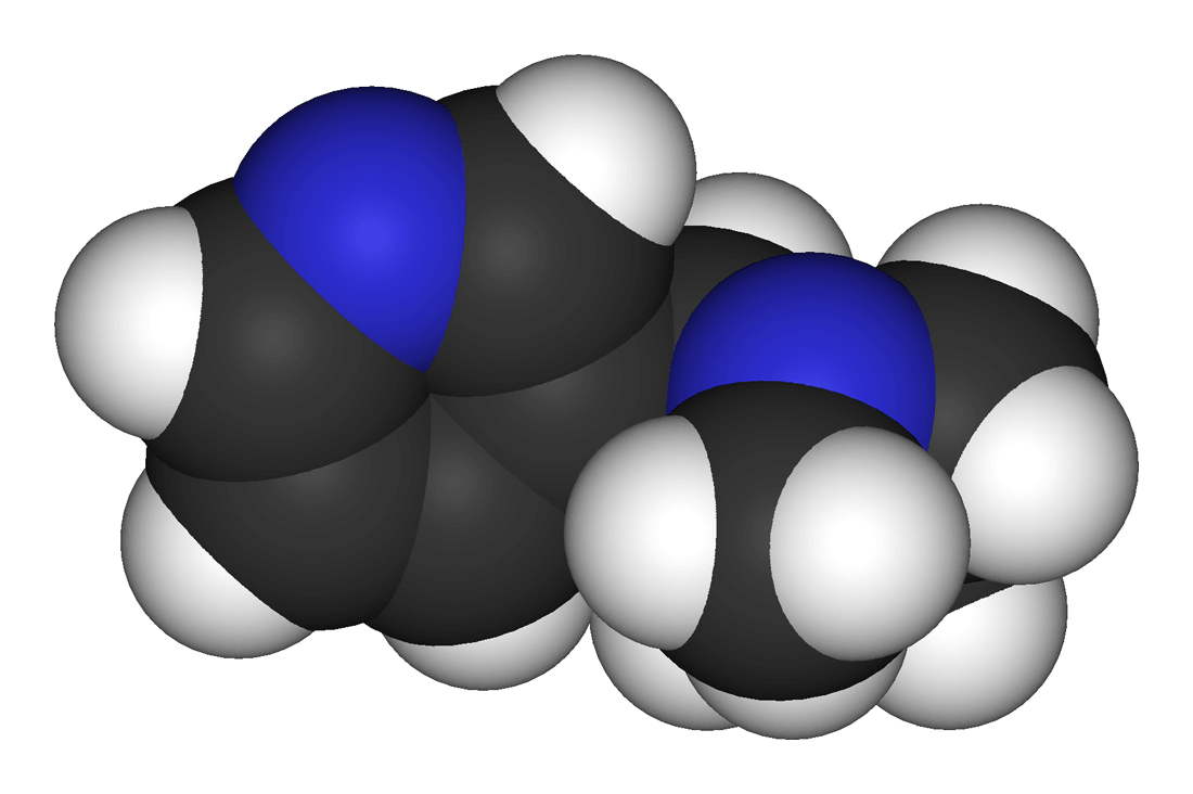 Molécula de la nicotina. Imagen: Wikipedia.