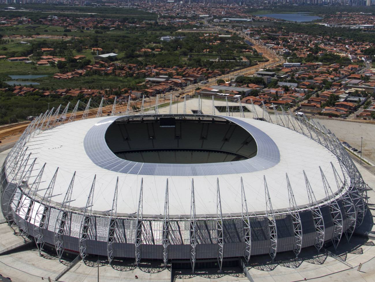 Estadio Fortaleza en Brasil. / Gobierno de Brasil