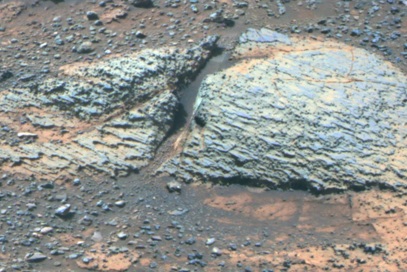 Fotografía del suelo de Marte tomada por Opportunity. / R. Arvidson