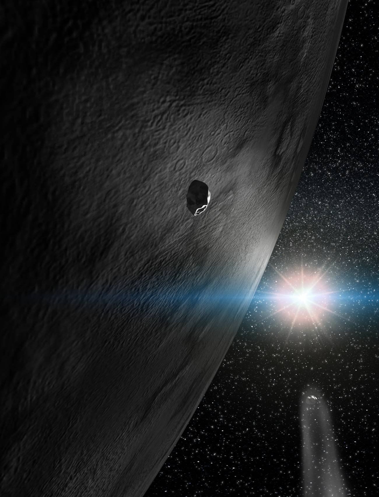 Confirman la presencia de agua helada en un asteroide