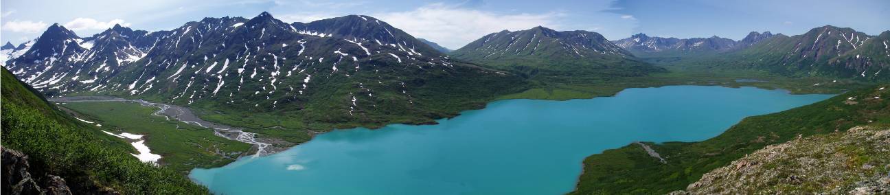 Lago Cascade en Alaska (EE UU).