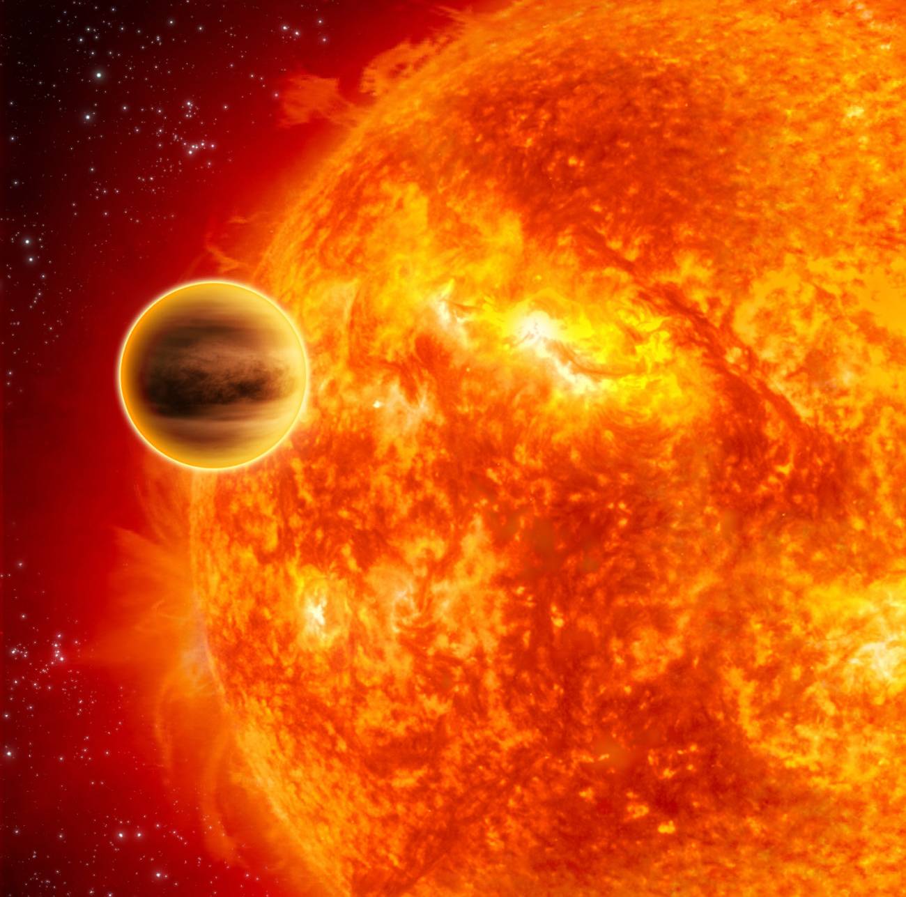 ¿Hay vapor de agua en la atmósfera caliente de Júpiter? 