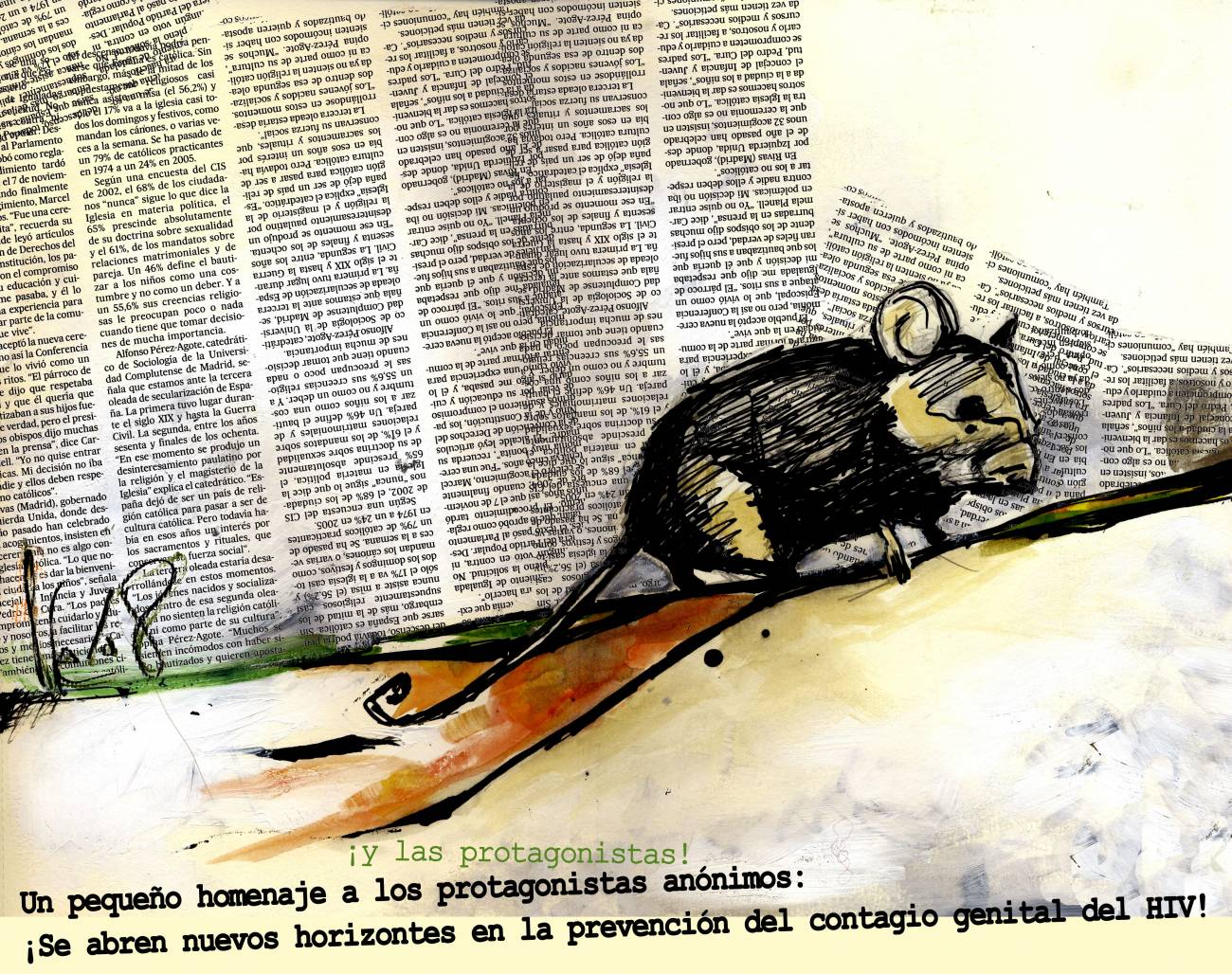Investigación sobre el VIH con ratones