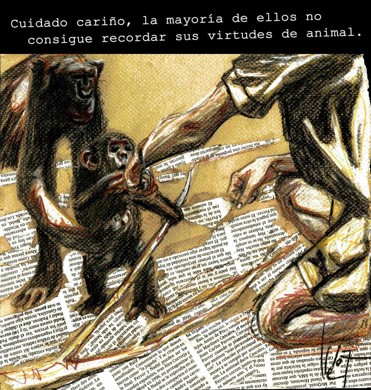 La memoria de los chimpancés