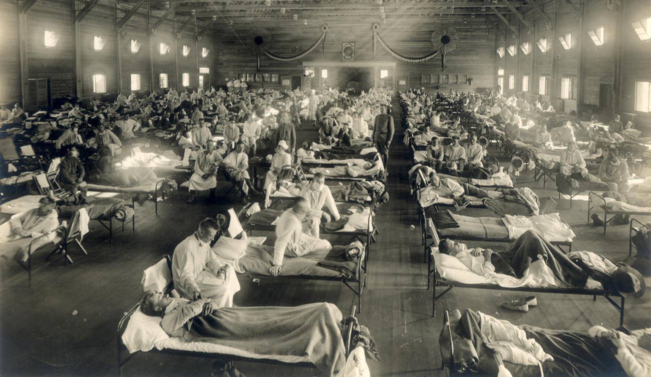 La pandemia de Covid-19 está repitiendo el patrón de la pandemia de gripe española de principios del Siglo XX