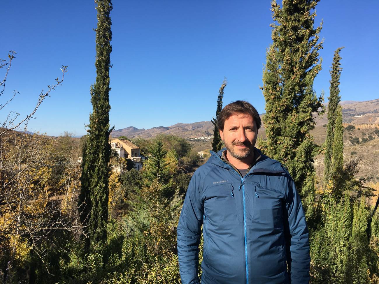 Jose Miguel Barea durante la visita al Espacio Natural Sierra Nevada. / Eva Rodríguez (SINC)