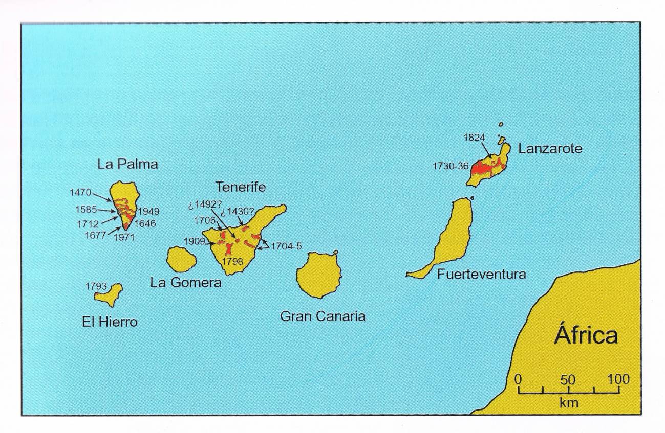 Mapa de Canarias