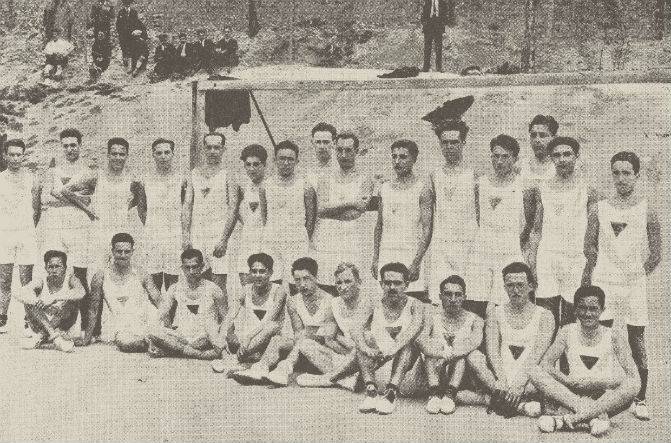 Participantes del primer cross de la Residencia de Estudiantes en 1925. / Carlos Cisneros
