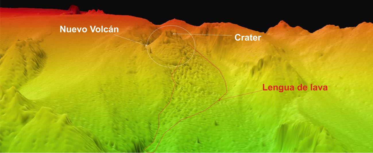 Cartografían el nacimiento del volcán submarino de El Hierro