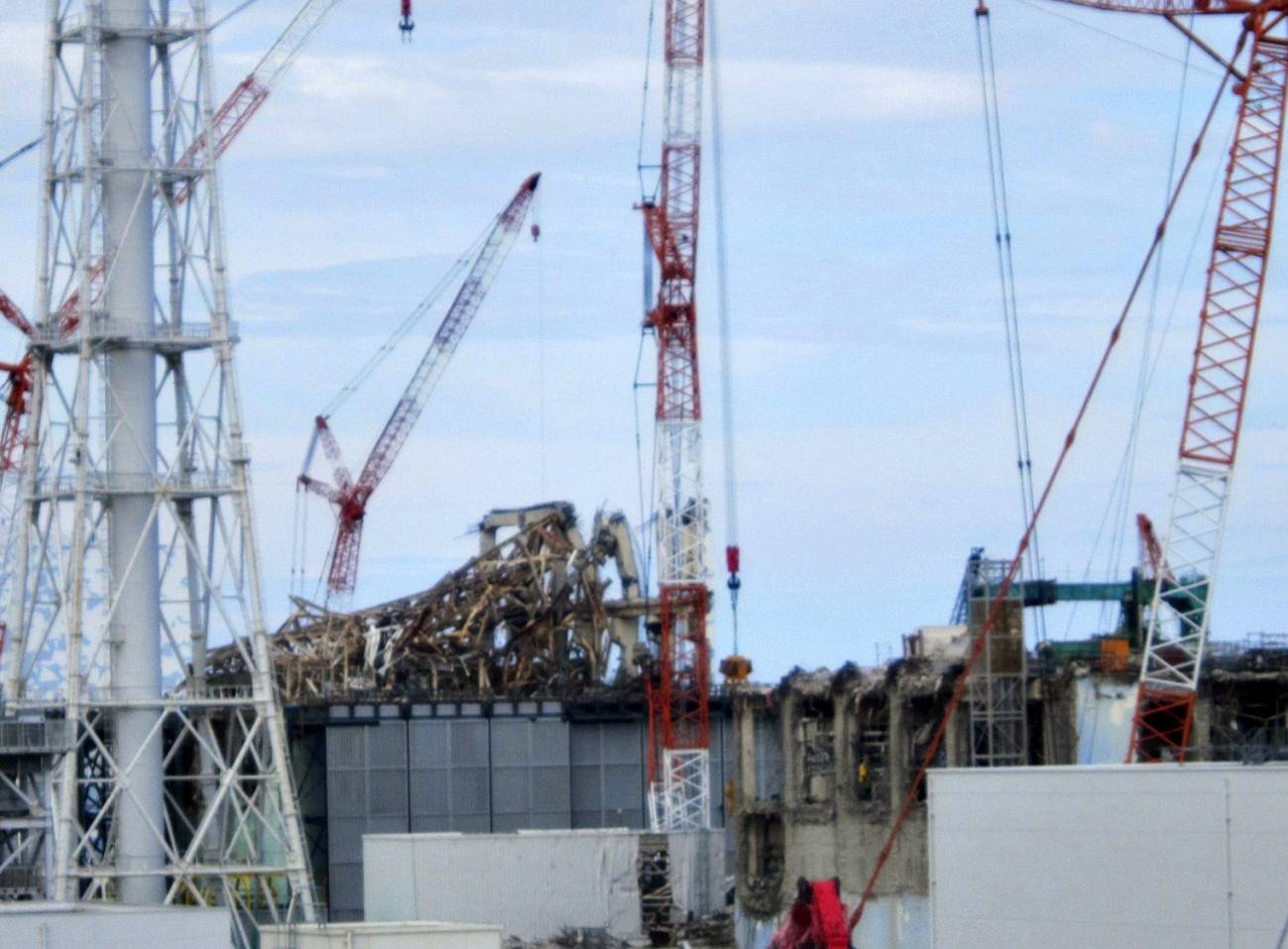 Central nuclear de Fukushima tras el tsunami de 2011. Imagen: TEPCO 