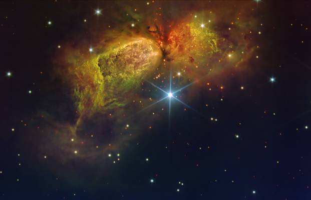 Nebulosa Sharpless 2 – 106. Imagen: IAC