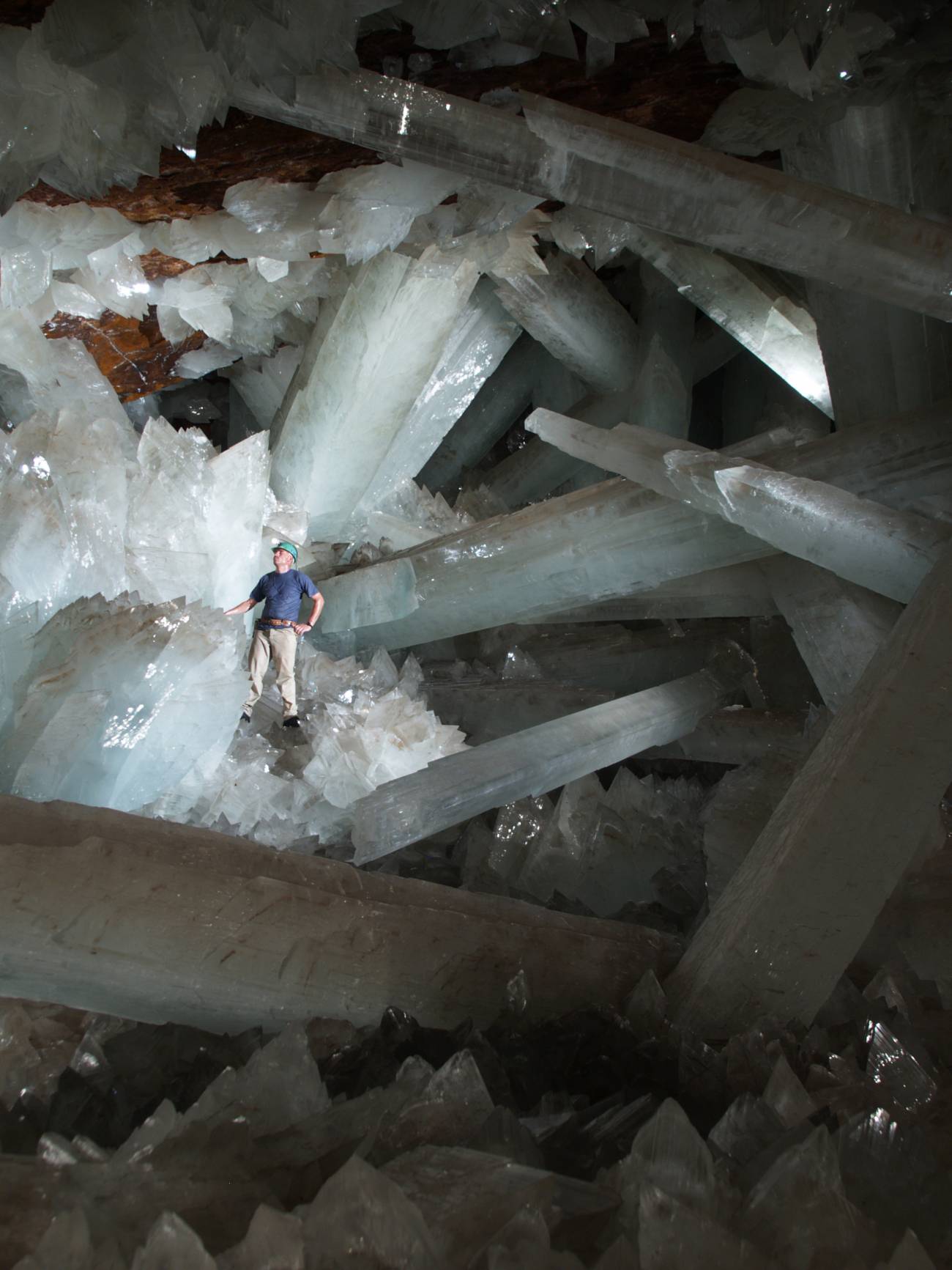 Cristales de 11 metros de altura que han inspirado la investigación Imagen: Javier Trueba  