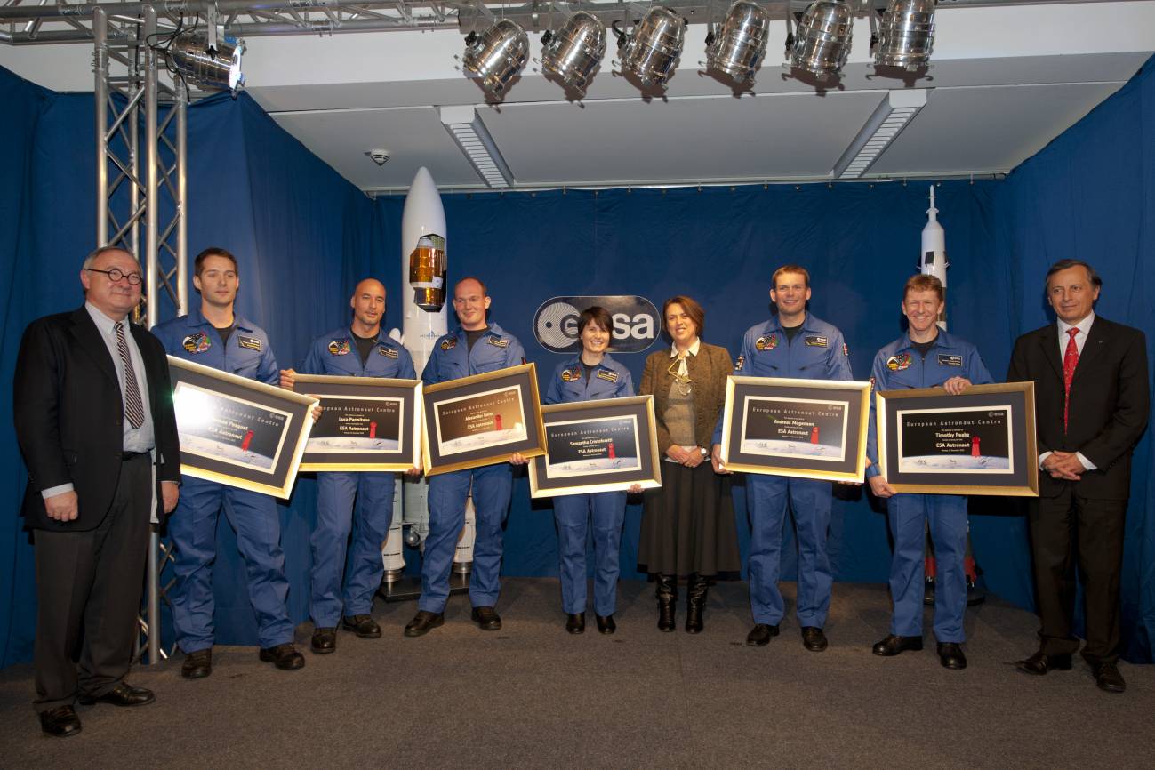 Graduación de los nuevos astronautas europeos