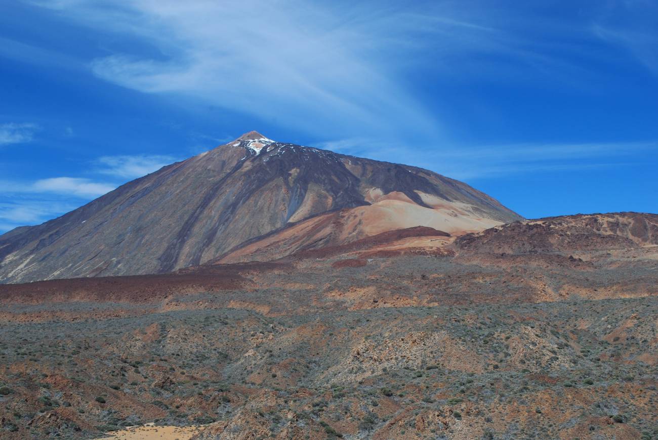 Vista del Teide, en el Parque Nacional de las Cañadas. Imagen: Estación Volcanológica de Canarias.  