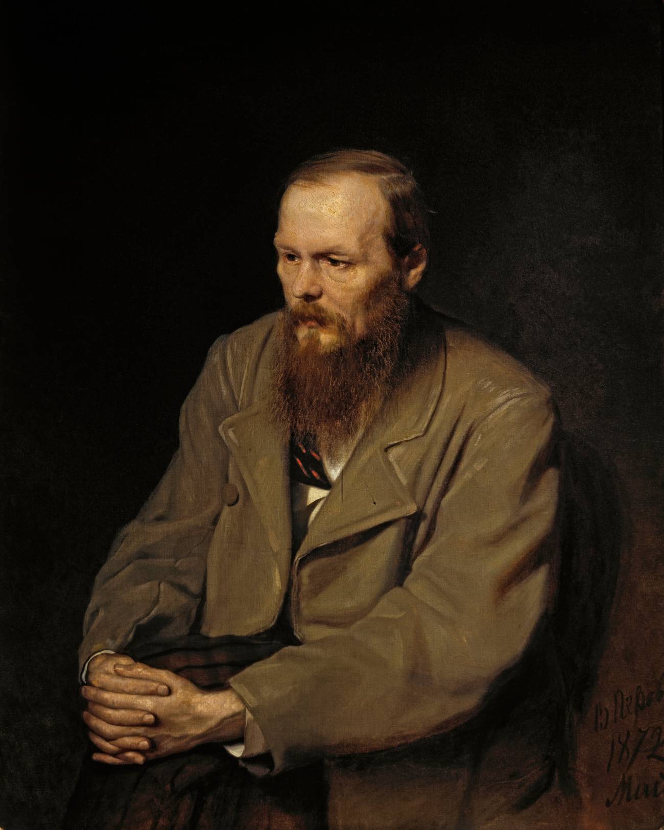 Fyodor Dostoevsky, uno de los epilépticos más famosos, retratado por Vasili Perov. Imagen: Wikipedia.