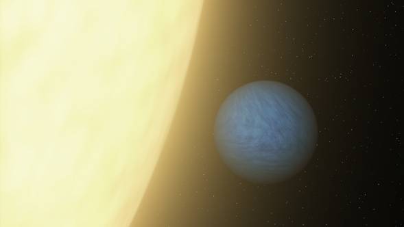 Ilustración del planeta 'Cancri 55 e'. Imagen: NASA