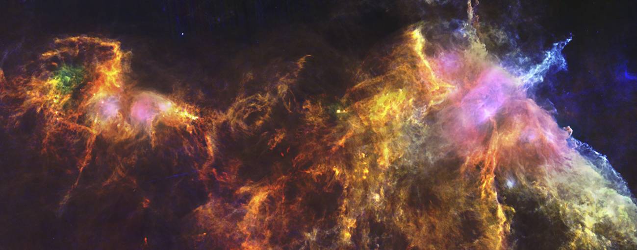 Nebulosa Cabeza de Caballo captada por el observatorio espacial Herschel. / ESA