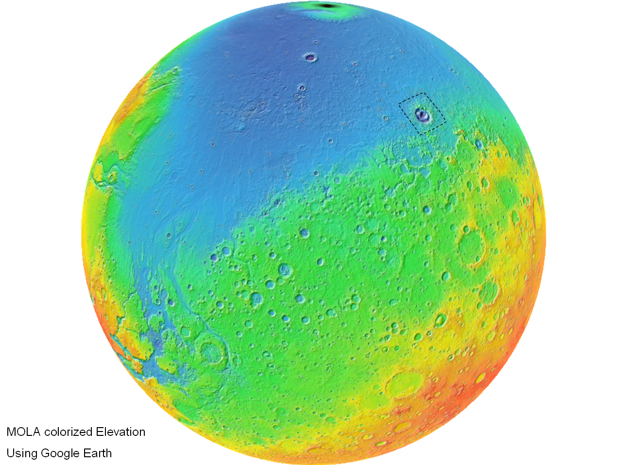 Nuevas pruebas de que el agua alteró la orografía de Marte