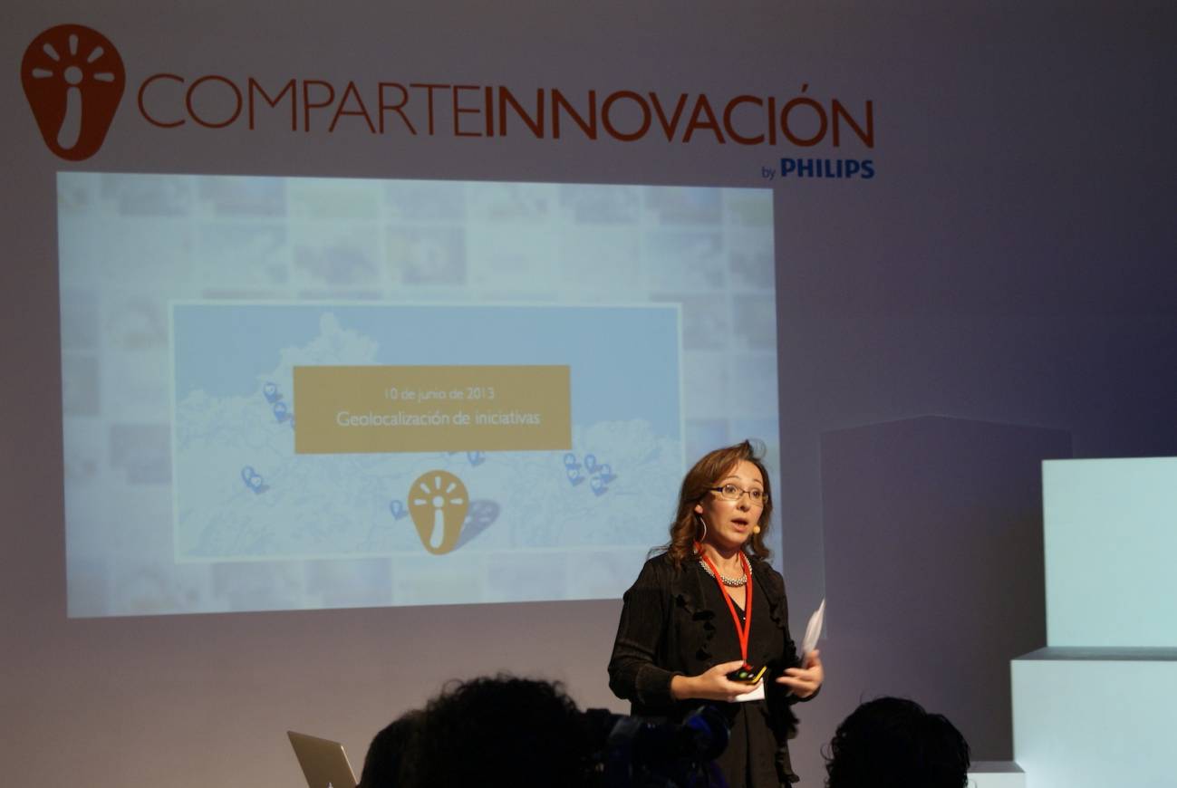 Presentación de 'Comparte Innovación' con Ángeles Barrios. / Philips Ibérica