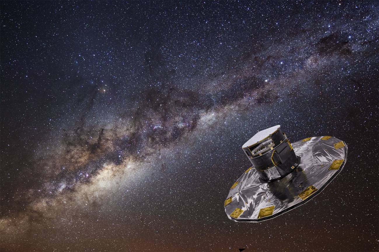 La aplicación Gaia Mission permite conocer los avances del proyecto astrofísico a través de iPhone, iPad o iPod. / ESA