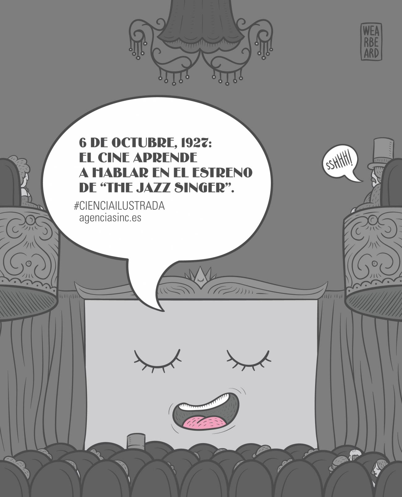 El 6 de octubre de 1927 se estrenaba el Cantor de jazz, primer largometraje con sonido sincronizado. / SINC