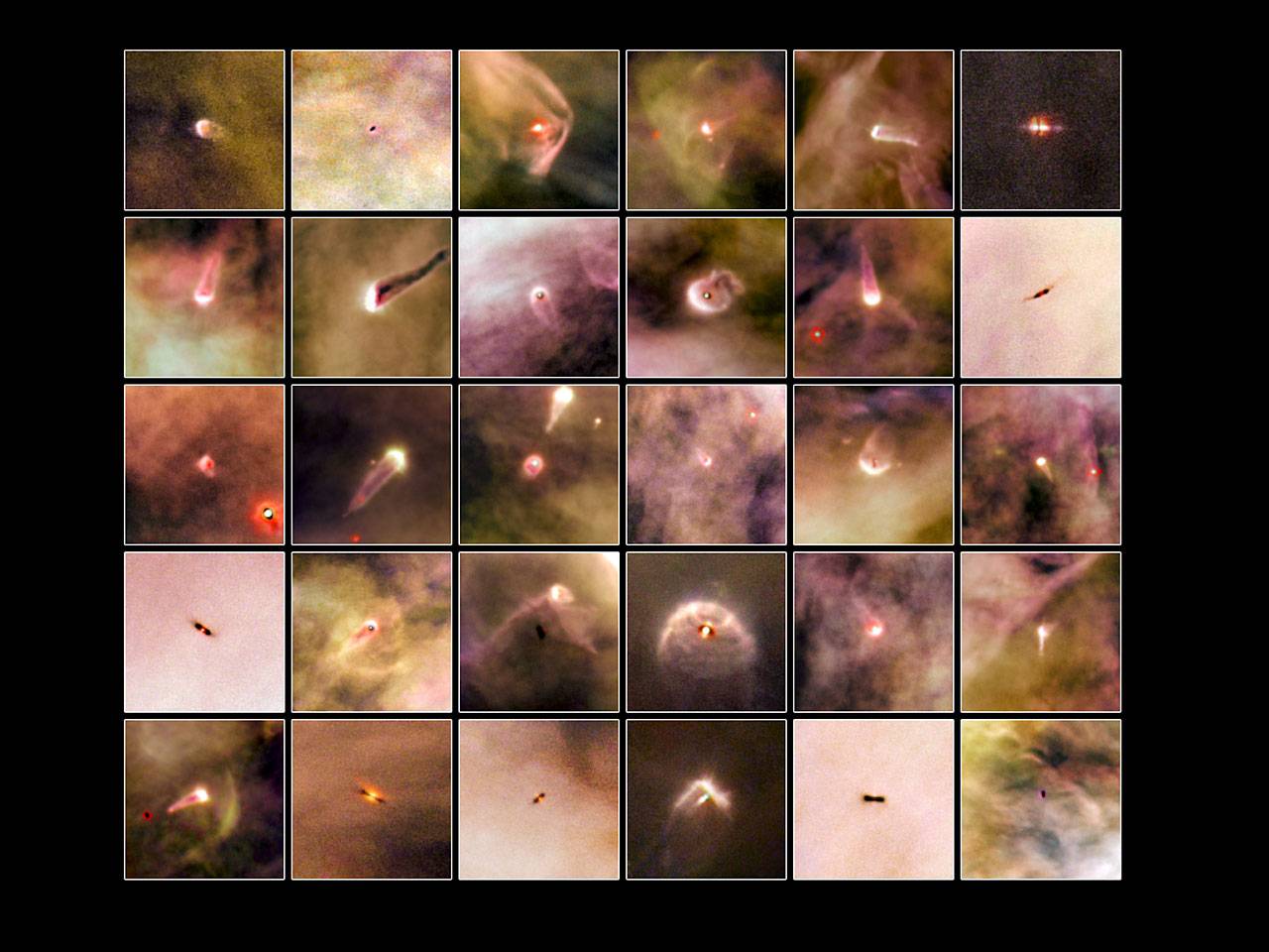 Descubren 42 discos protoplanetarios en la Nebulosa de Orión