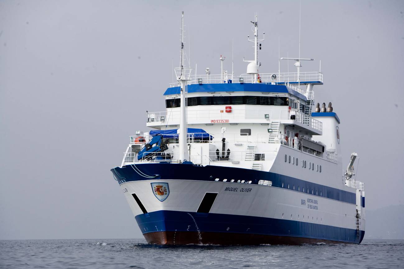 El buque 'Miguel Oliver' inicia su tercera campaña científica en Panamá