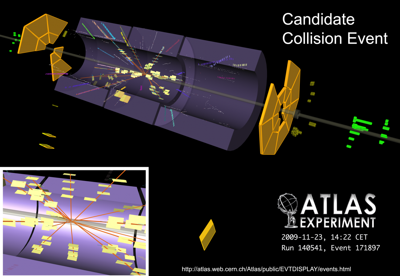 El LHC registra las primeras colisiones de partículas