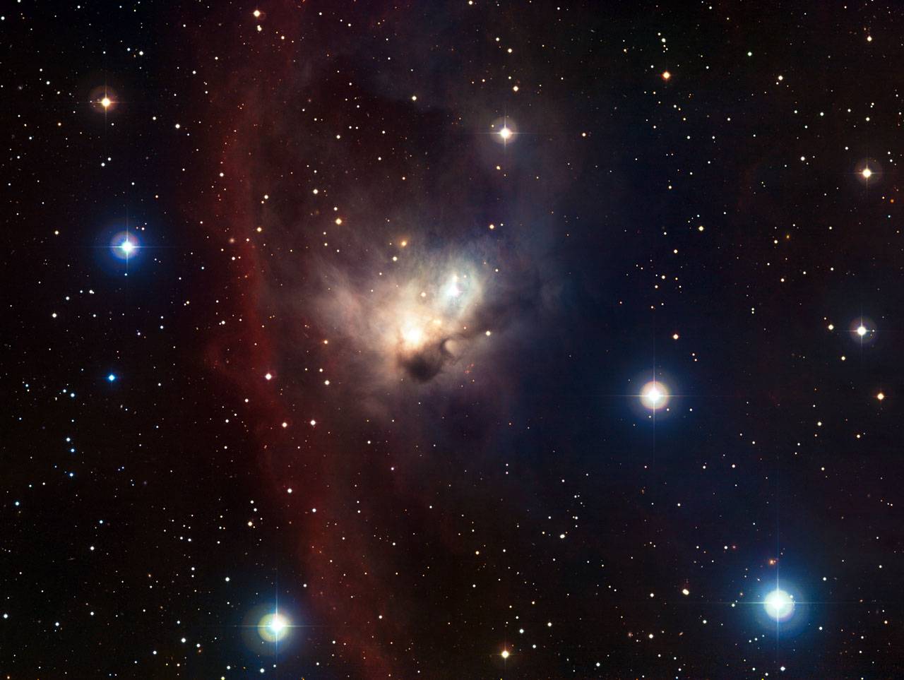 El murciélago cósmico, una isla de estrellas en formación en Orión