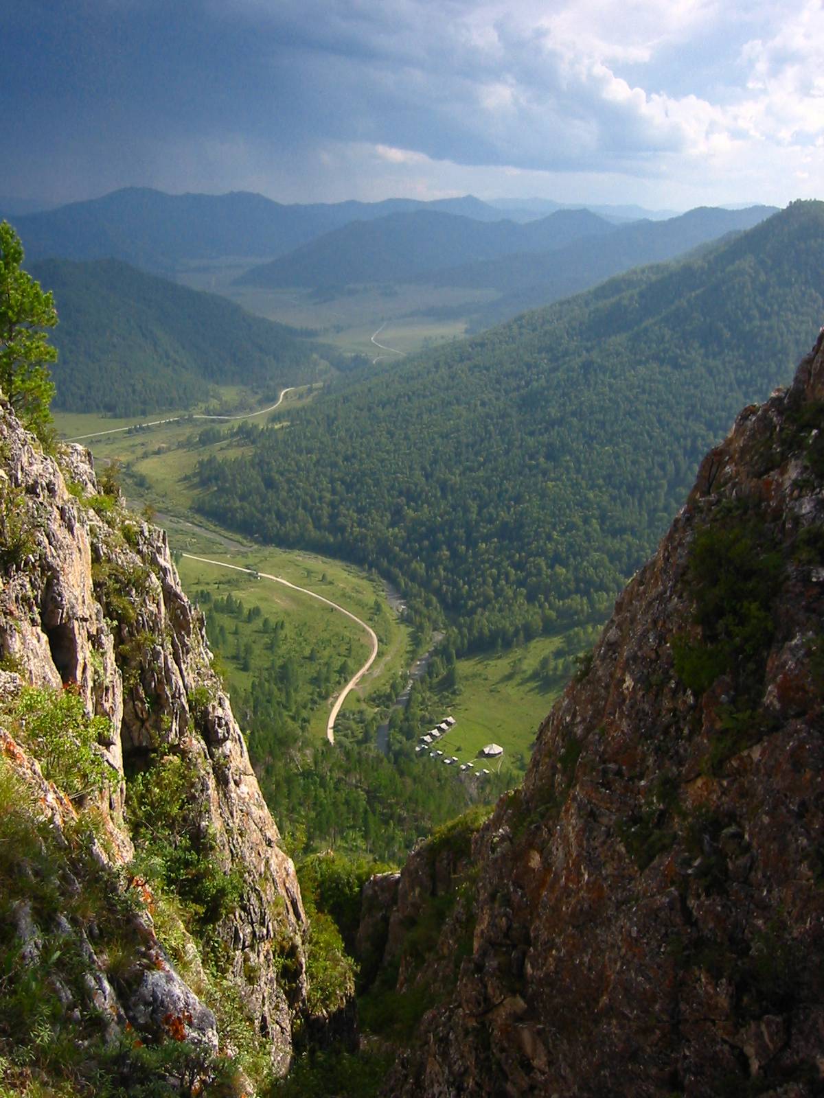 Vista de la cueva Denisova