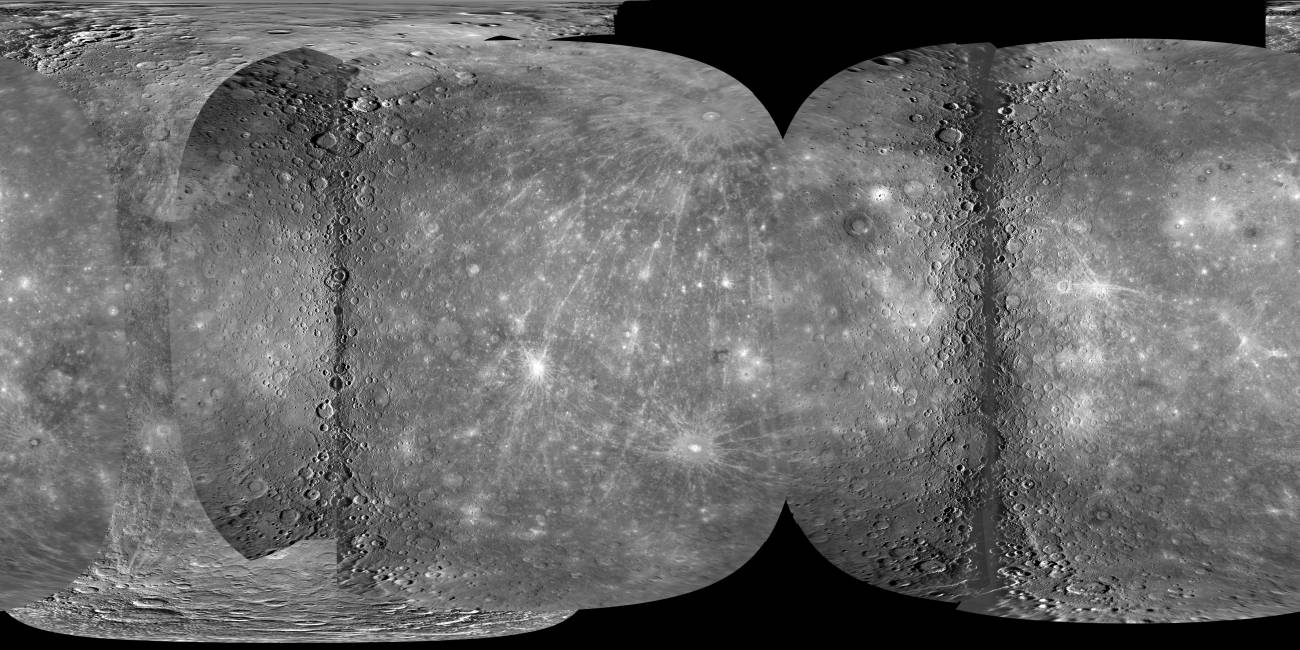 Publican el primer mapa global de Mercurio