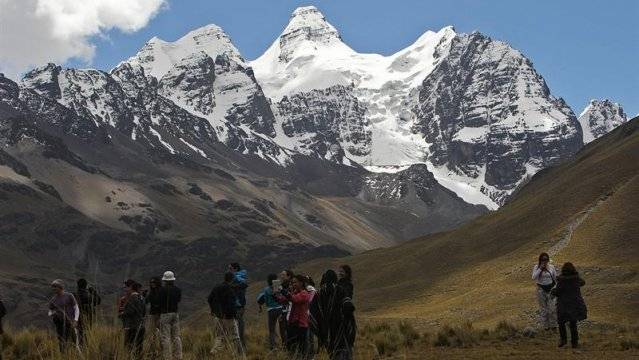 El glaciar boliviano de Tuni Condoriri se derrite 