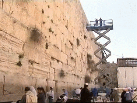 Israel restaura la parte occidental del Muro de las Lamentaciones