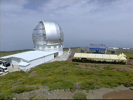 Los Reyes inauguran el Gran Telescopio de Canarias