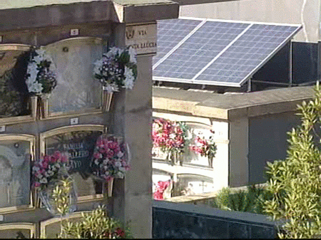 Un cementerio solar para los vivos
