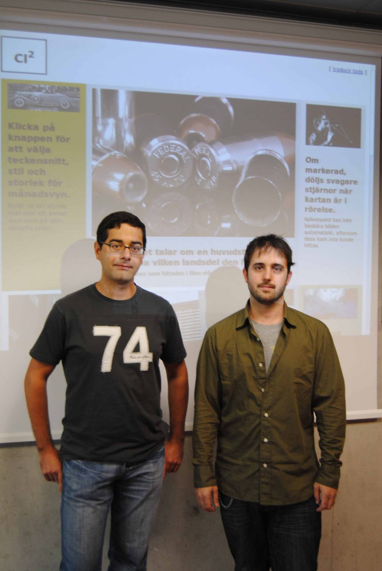 Los investigadores del ITI, Luis Leiva y Vicente Alabau