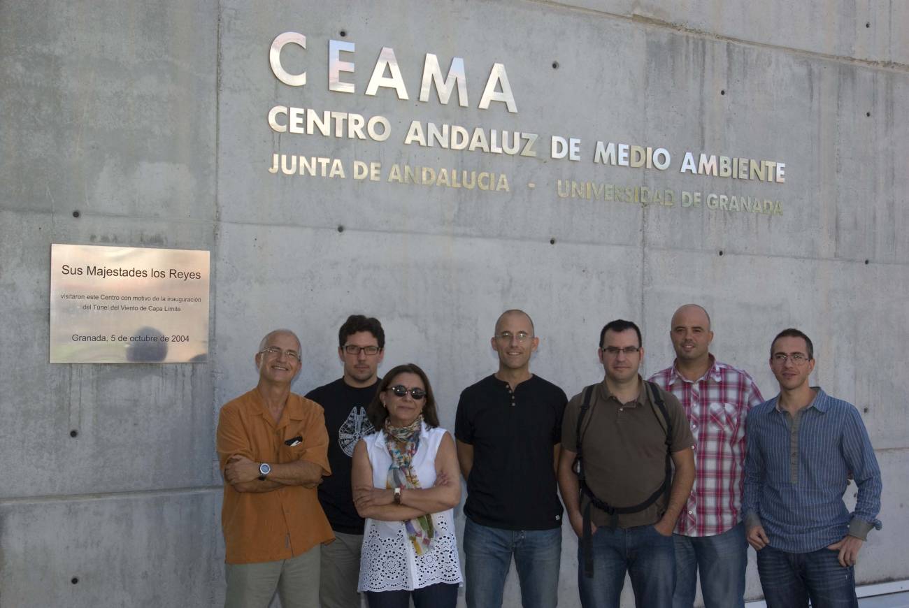 Los investigadores de la Universidad de Granada que participan en el proyecto. 